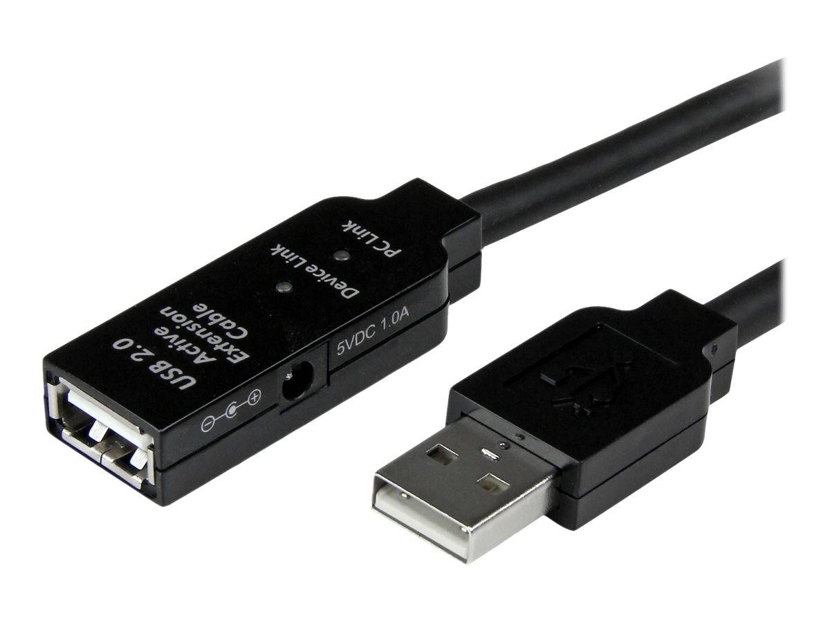StarTech.com 5m aktives USB 2.0 Verlängerungskabel - St/Bu - USB Verlängerung / Repeater Kabel - USB-Verlängerungskabel