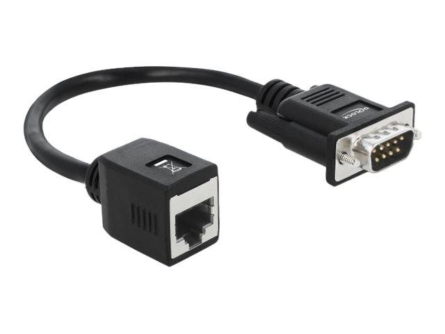 Delock - Serieller Adapter - DB-9 (M) bis RJ-45 (W)