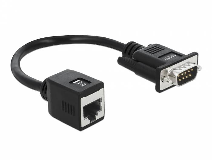 Delock - Serieller Adapter - DB-9 (M) bis RJ-45 (W)