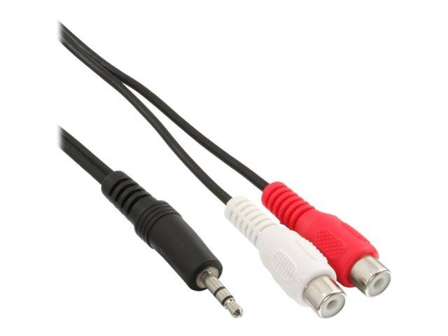 InLine - Audiokabel - RCA x 2 (W) bis Stereo Mini-Klinkenstecker (M)