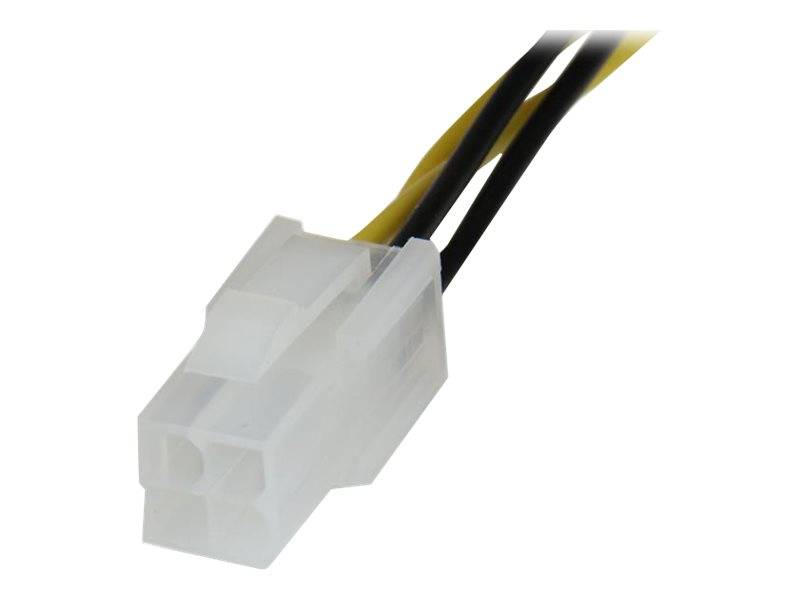 StarTech.com 20 cm ATX12V 4 Pin. P4 CPU-Verlängerungskabel – St/Bu - Spannungsversorgungs-Verlängerungskabel - 4 PIN ATX