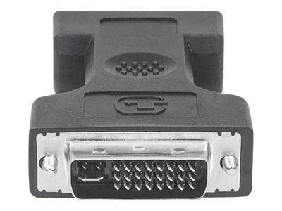 Manhattan Digitaler Videoadapter, DVI-I Dual Link auf VGA-Buchse - Videoadapter - Dual Link - DVI-I (M)
