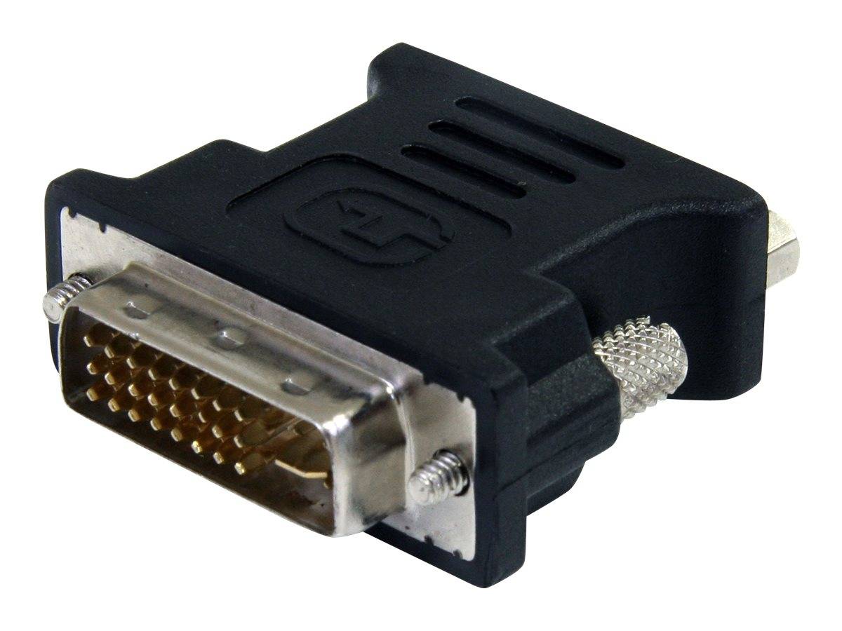 StarTech.com DVI auf VGA Adapter - DVI-I Stecker zu VGA Buchse Kabel Adapter - Schwarz - 10er Pack - VGA-Adapter - HD-15