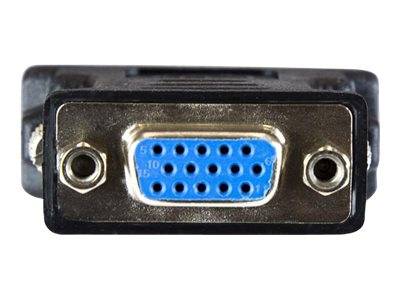 StarTech.com DVI auf VGA Adapter - DVI-I Stecker zu VGA Buchse Kabel Adapter - Schwarz - 10er Pack - VGA-Adapter - HD-15