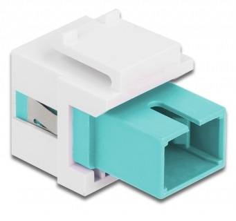 Delock - Modulare Eingabe - SC - weiß, Aquamarin