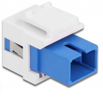 Delock - Modulare Eingabe - SC - weiß, Blau
