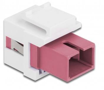 Delock - Modulare Eingabe - SC - weiß, violett