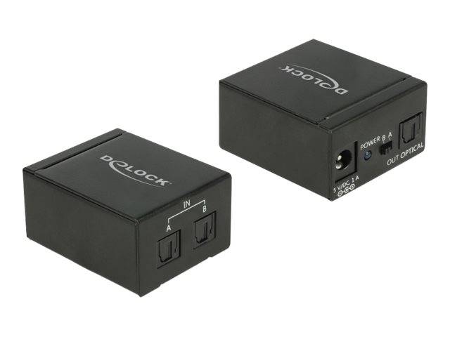 DeLock TOSLINK Switch - Audio-Switch - 2 x TOSLINK