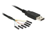 DeLock Converter USB 2.0 > Serial-TTL 6 pin pin header connector individually 1.8 m (3.3 V)