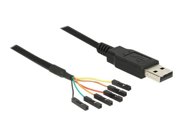 DeLock Converter USB 2.0 > Serial-TTL 6 pin pin header connector individually 1.8 m (5 V)