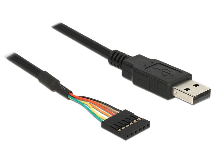 DeLock USB Stecker > TTL 6 Pin Pinheader Buchse