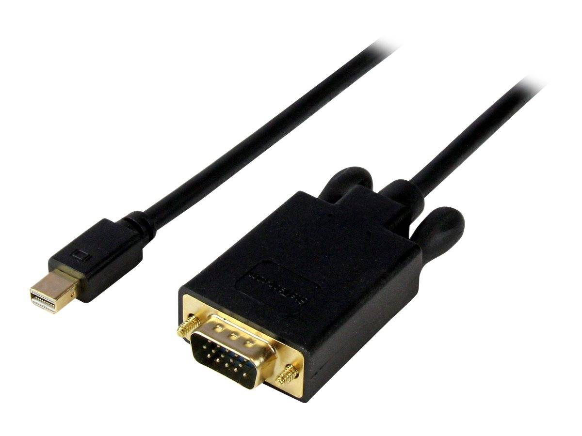 StarTech.com 1,8m Mini DisplayPort auf VGA Kabel - mDP auf VGA Adapter/ Konverter bis zu 1920x1200 - St/St - Schwarz - A