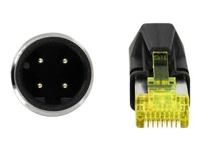 DeLOCK - Netzwerkkabel - M12 (4-polig) (M) bis RJ-45 (M)