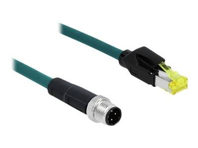 DeLOCK - Netzwerkkabel - M12 (4-polig) (M) bis RJ-45 (M)