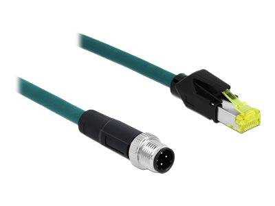 DeLOCK - Netzwerkkabel - M12 (4-polig) (M) bis RJ-45 (M)