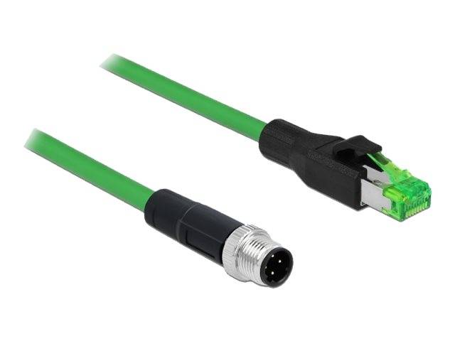 DeLOCK - Netzwerkkabel - M12 (4-polig) (M) bis RJ-45 (M)