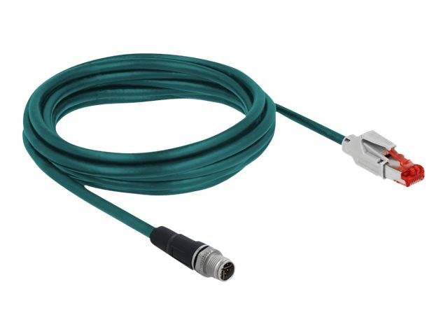 DeLOCK - Netzwerkkabel - 8 pin M12-X (M) bis RJ-45 (M)
