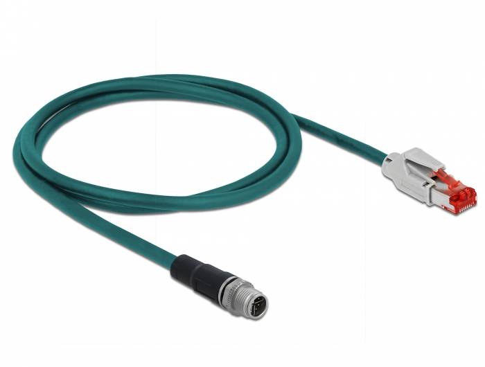DeLOCK - Netzwerkkabel - 8 pin M12-X (M) bis RJ-45 (M)