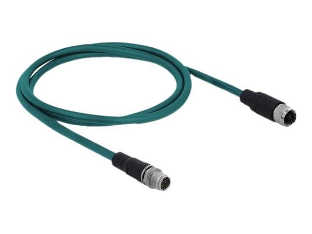 DeLOCK - Patch-Kabel - 8 pin M12-X (M) bis 8 pin M12-X (W)