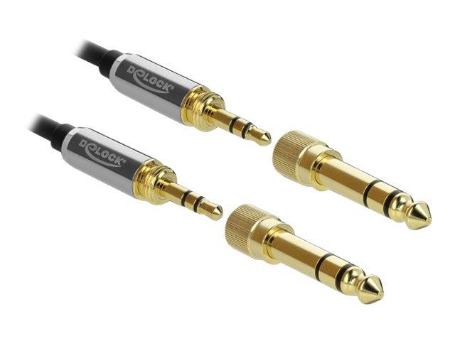 DeLOCK - Audio-Kabelkit - Schwarz - gewickelt