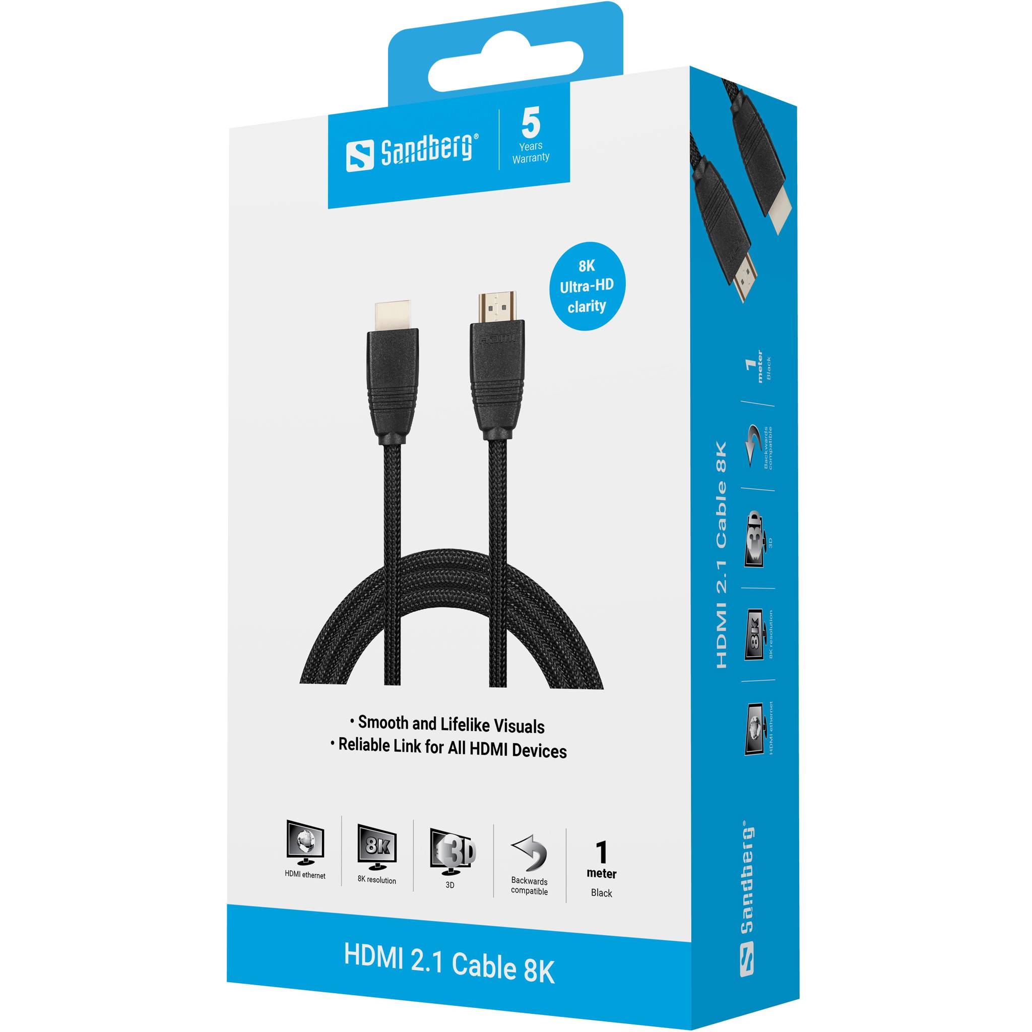 Sandberg - Highspeed - HDMI-Kabel mit Ethernet