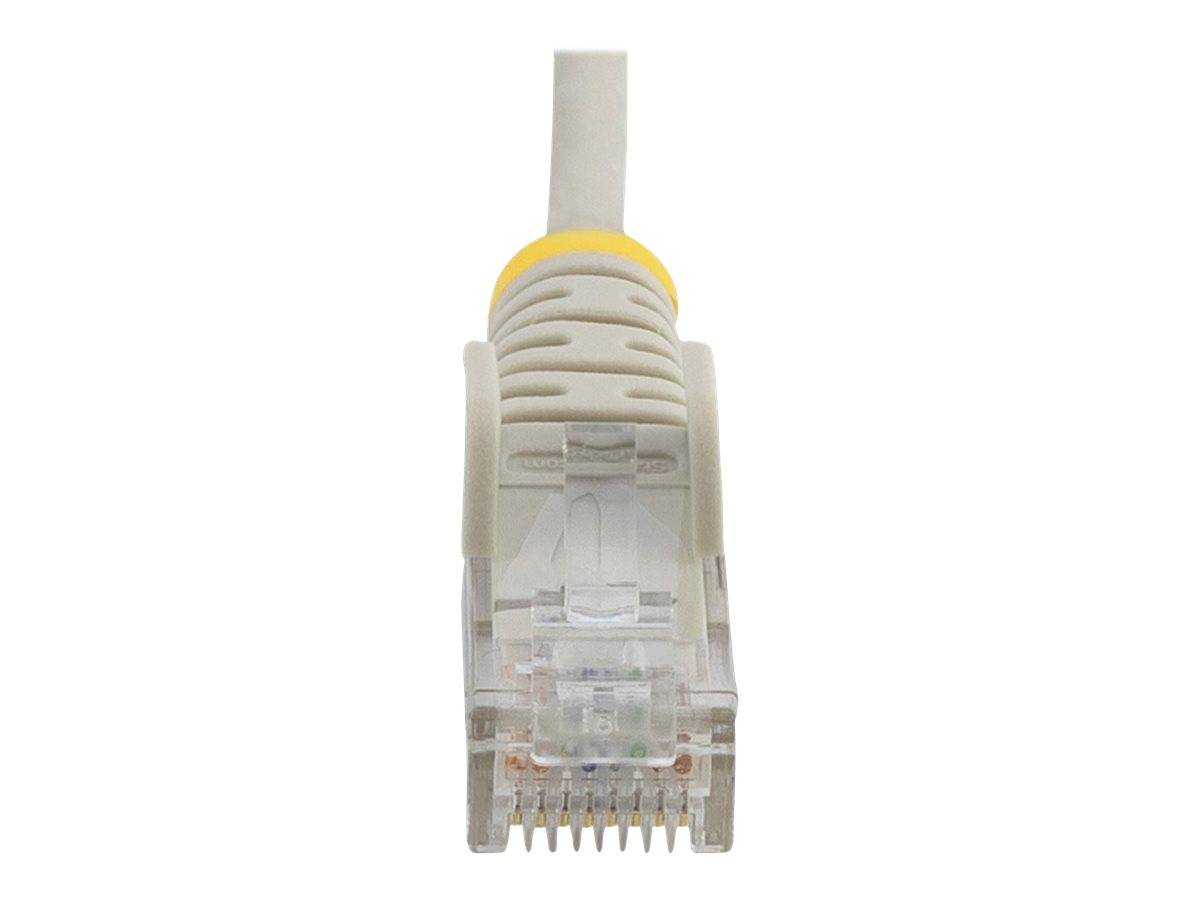 StarTech.com 2,5 m Cat6-Kabel - Schlankes Cat6-Patchkabel - Grau - Snagless RJ45-Anschlusse - Gigabit-Ethernet-Kabel - 2