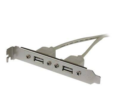 StarTech.com 2-Port USB A Slotblech-Adapter (Buchse)