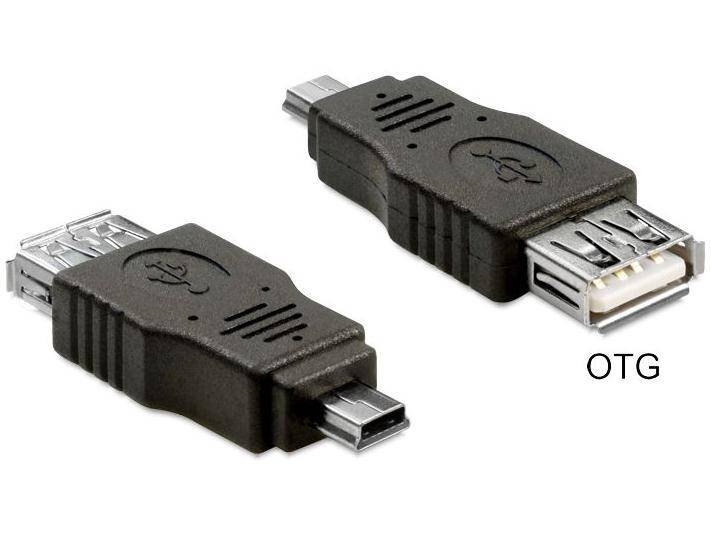 DeLOCK - USB-Adapter - mini-USB Typ B (M) bis USB (W)