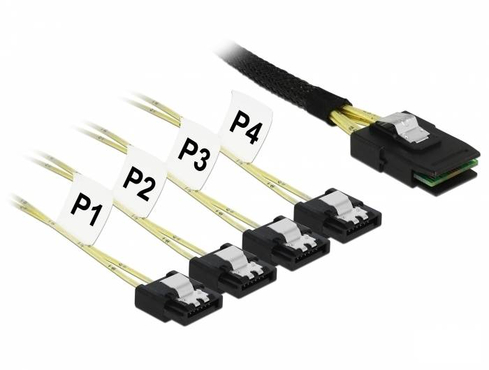 DeLOCK - SATA- / SAS-Kabel - SAS 6Gbit/s - Mini SAS (SFF-8087)