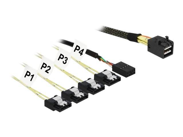Delock - SATA- / SAS-Kabel - SAS 12Gbit/s - Mini SAS HD (SFF-8643)