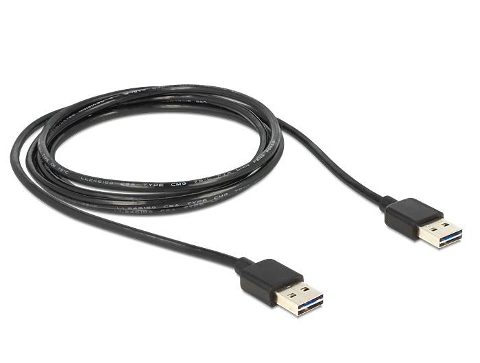 Delock EASY-USB - USB-Kabel - USB (M) umkehrbar zu USB (W)