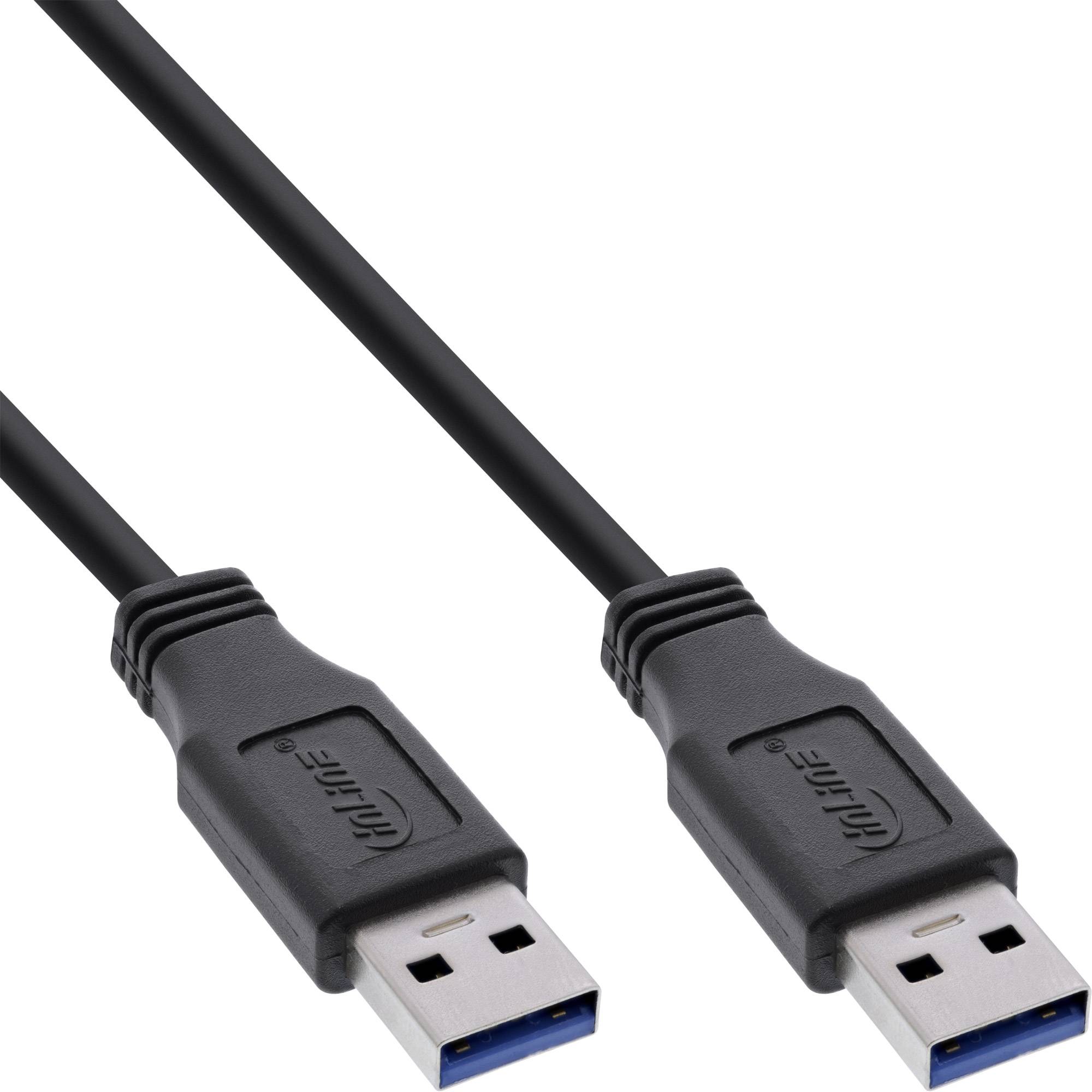 INLINE - USB 3.2 Gen.1 Kabel - A an A - schwarz - 2m