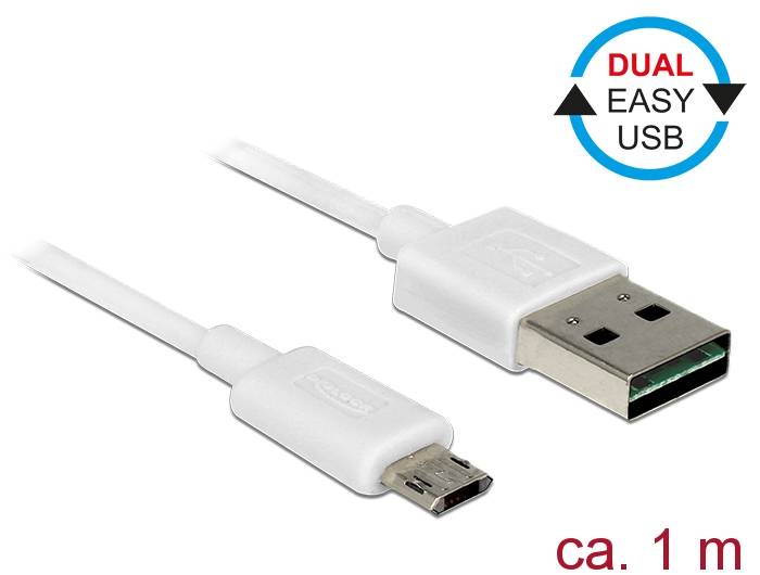 DeLOCK EASY-USB - USB-Kabel - Micro-USB Typ B (M)