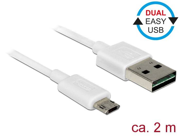 DeLOCK EASY-USB - USB-Kabel - Micro-USB Typ B (M)
