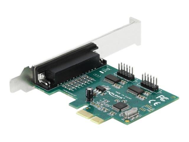 DeLOCK - Adapter Parallel/Seriell - PCIe 1.1 Low-Profile