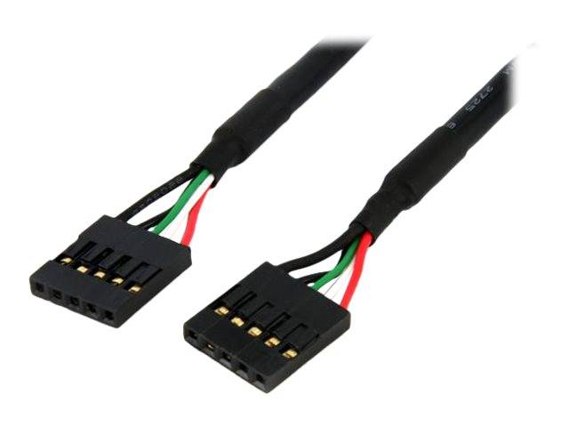 StarTech.com 45 cm internes 5pin USB IDC Mainboard Header Kabel - Buchse/Buchse - Pinheader Kabel 5-polig - USB-Kabel -