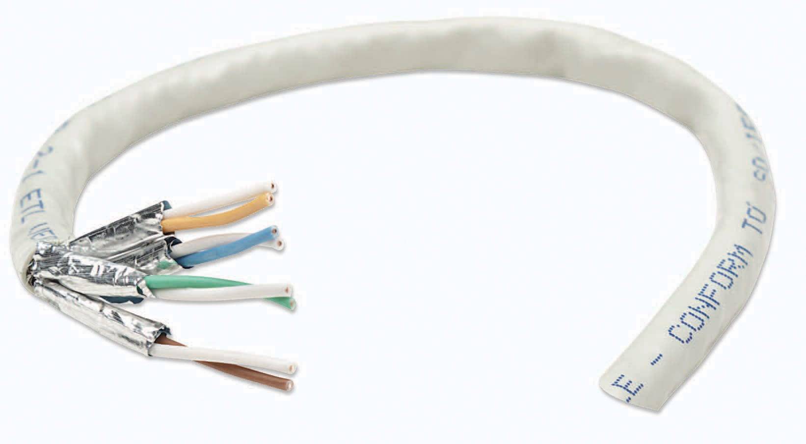 Intellinet Installationskabel Cat6, S/FTP, S/FTP, 305 m Spenderbox, Grau, AWG 23, Kupfer