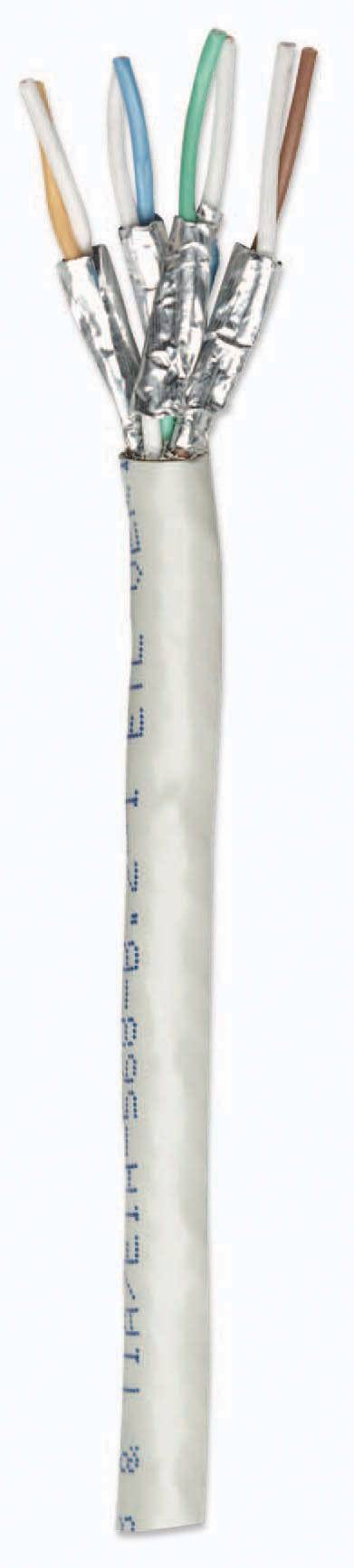Intellinet Installationskabel Cat6, S/FTP, S/FTP, 305 m Spenderbox, Grau, AWG 23, Kupfer