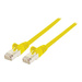 Intellinet Network Patch Cable, Cat6, 5m, Yellow, Copper, S/FTP, LSOH / LSZH, PVC, RJ45, Gold Plated Contacts, Snagless, Booted, Polybag
