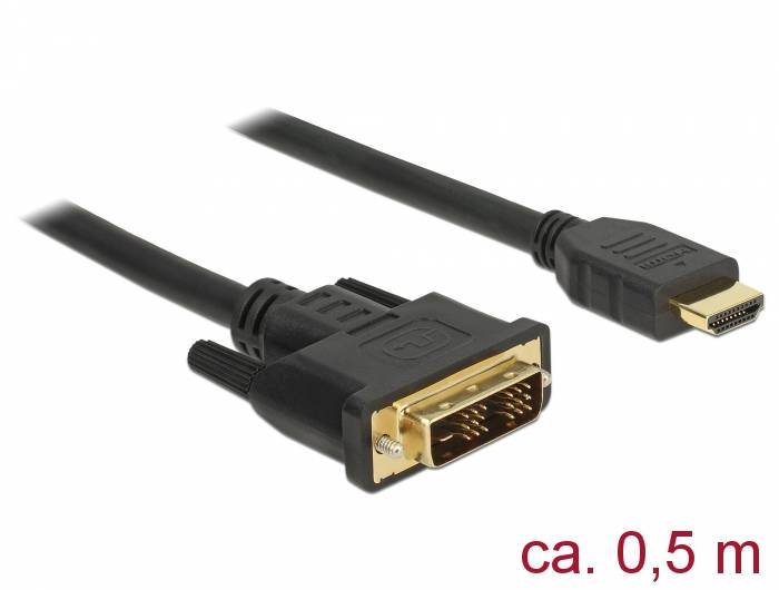 Delock - Adapterkabel - Single Link - DVI-D männlich zu HDMI männlich