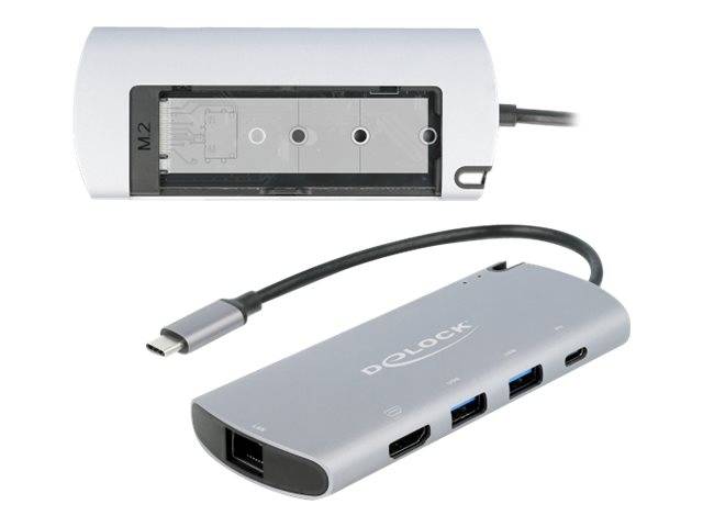 DeLOCK - Dockingstation - USB-C - HDMI - GigE