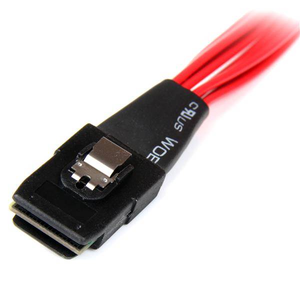 StarTech.com Internes Serial-Attached SCSI Mini SAS Kabel 50cm - SF-8087 auf 4x SFF-8482 - Internes Mini SAS Kabel zu 4x SATA - Internes SAS-Kabel