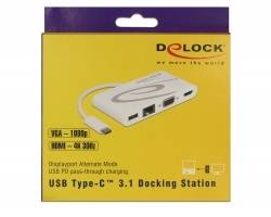 Delock - Retail Pack - Dockingstation - USB-C 3.1