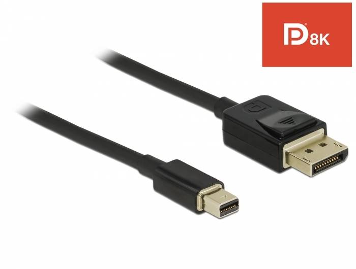 Delock - DisplayPort-Kabel - DisplayPort männlich bis Mini DisplayPort männlich