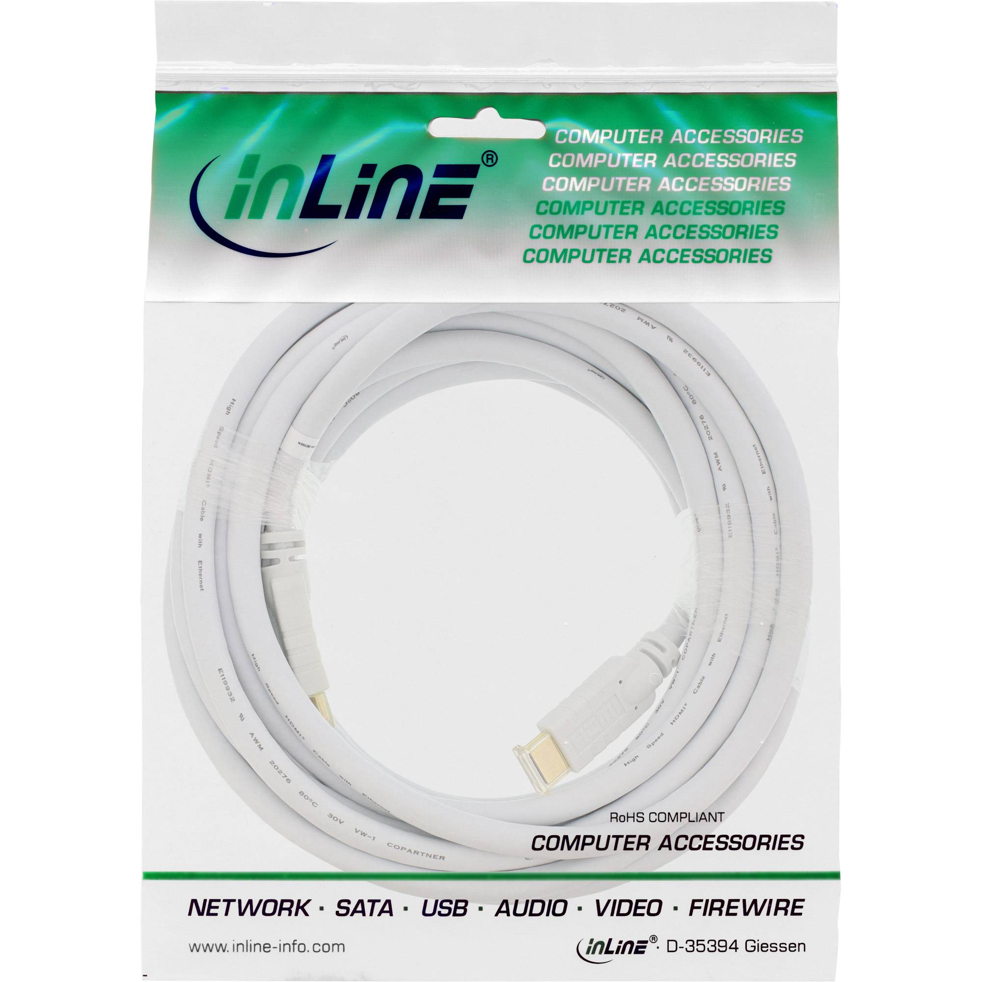 InLine - HDMI mit Ethernetkabel - HDMI (M) bis HDMI (M)