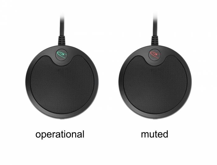 Delock - Mikrofon - USB - Schwarz