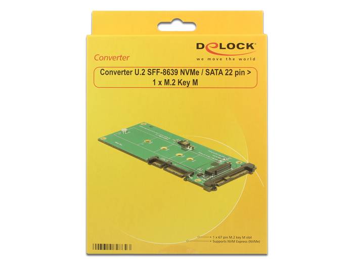DeLOCK - Schnittstellenadapter - M.2 - M.2 Card