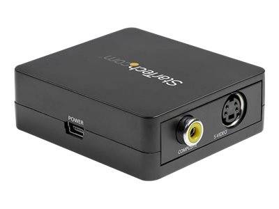 StarTech.com 1080p VGA to RCA and S-Video Converter - USB Powered - Videoadapter - VGA/S-Video/FBAS - HD-15 (VGA)