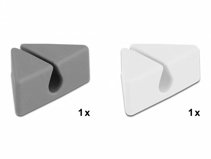 DeLOCK - Kabelhalter-Kit für Kabel - Dreieck
