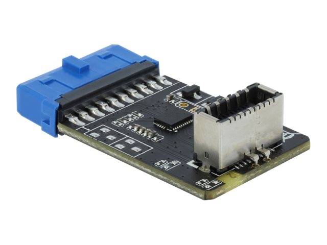 DeLOCK USB 3.2 Gen 1 Adapter Pin Header - Interner und externer USB-Adapter - 19-poliger USB 3.0 Kopf (W)